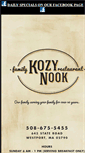 Mobile Screenshot of kozynook.com